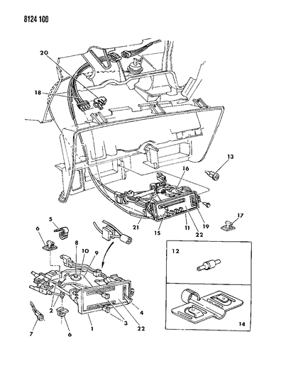 1988 Dodge Caravan Controls, Heater Diagram