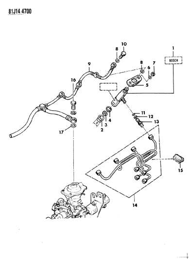 1985 Jeep Wagoneer Fuel Injection System Diagram