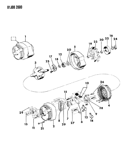 1984 Jeep Wrangler Alternator Diagram 4