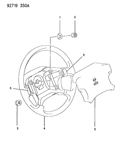 1994 Dodge Stealth Steering Wheel Diagram