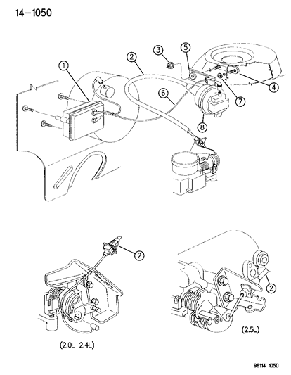 1996 Chrysler Sebring Speed Control Diagram