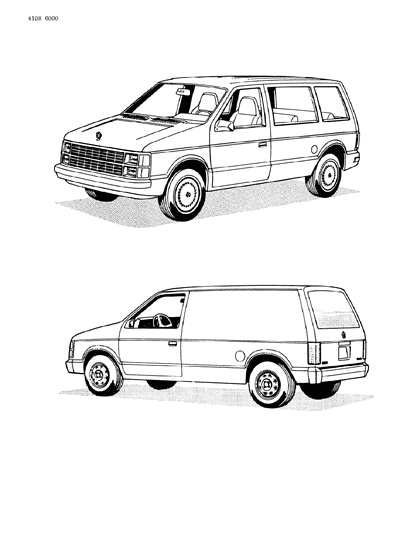 1984 Dodge Caravan Wiring - Body & Accessories Diagram