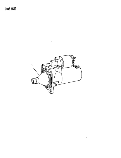 1989 Dodge Spirit Starter Diagram 2