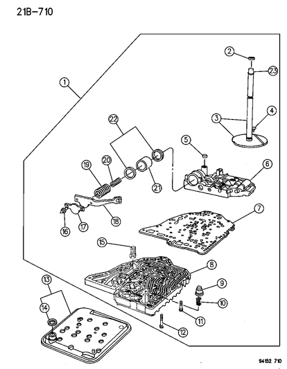 1995 Dodge Caravan Valve Body Diagram 2