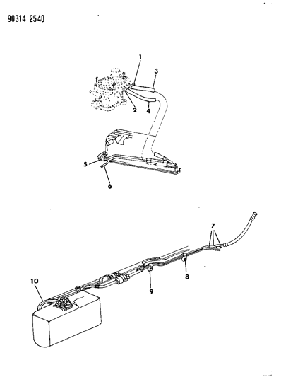 1993 Dodge Dakota Fuel Line Diagram 1