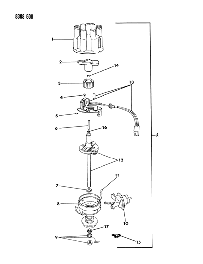 1988 Dodge Ram Van Distributor Diagram 2