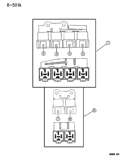 1995 Chrysler Sebring Relays Diagram