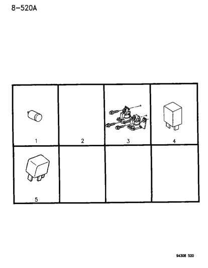 1994 Dodge Ram 1500 Relays Diagram