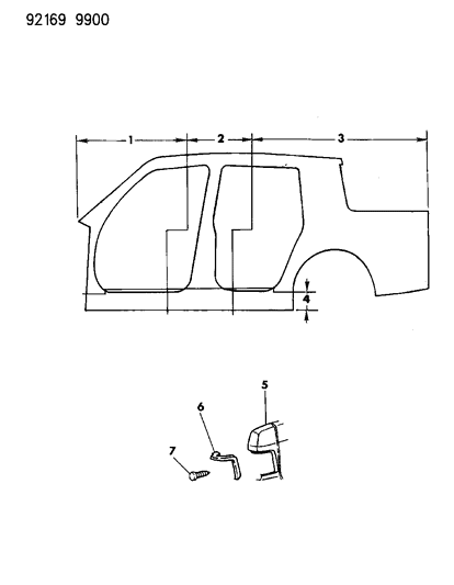 1993 Chrysler New Yorker Aperture Panel Diagram
