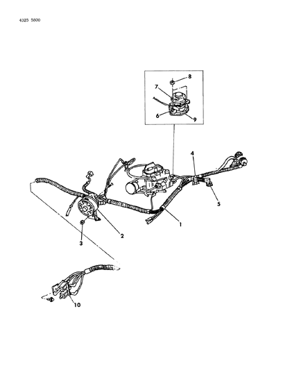 1985 Dodge W350 EGR System Diagram 7