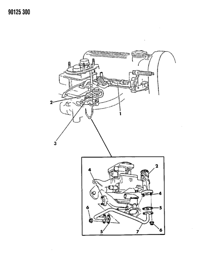 1990 Chrysler New Yorker EGR System Diagram 1