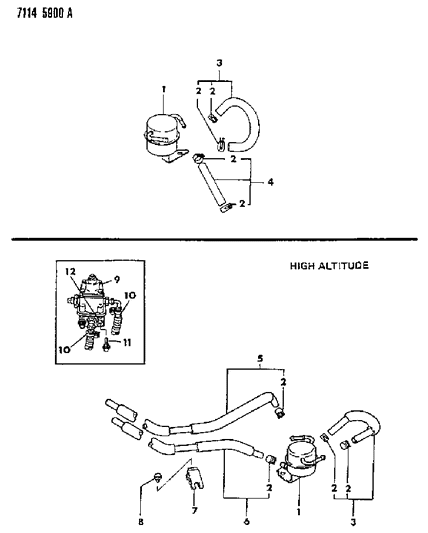 1987 Dodge Grand Caravan Fuel Reservoir Diagram