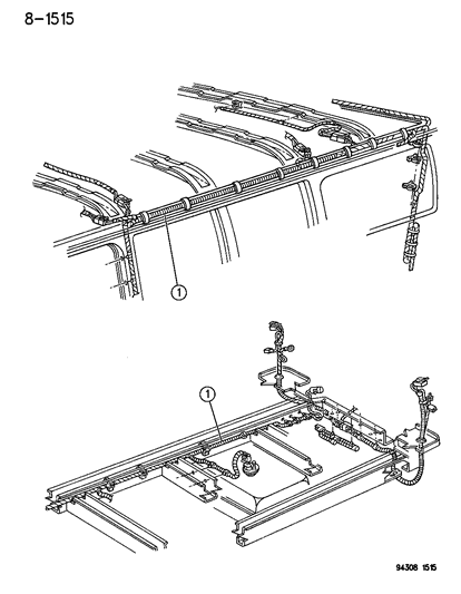 1994 Dodge Ram Van Wiring - Body & Accessories Diagram