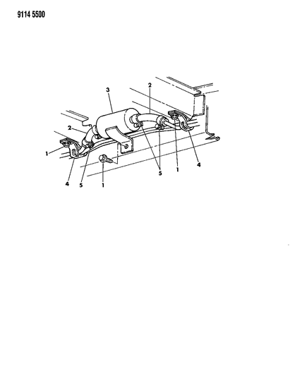 1989 Dodge Grand Caravan Fuel Filter Diagram