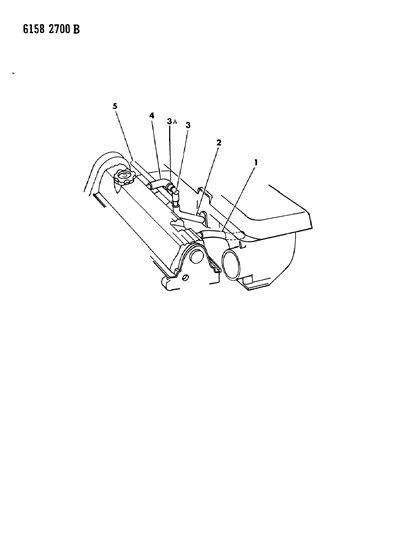 1986 Dodge Omni Crankcase Ventilation Diagram 1