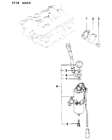 1986 Chrysler Conquest Fuel Pump Diagram