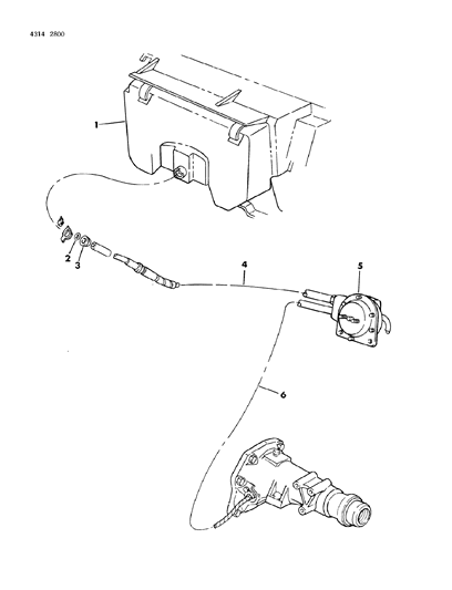 1984 Dodge W150 Speed Control Cables Diagram