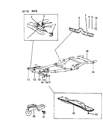 1986 Dodge Ram 50 Frame Diagram 1