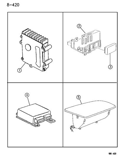 1996 Chrysler Cirrus FLASHER-Lighting Control Diagram for 4672295