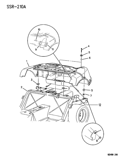 1994 Dodge Viper Floor Pan Diagram