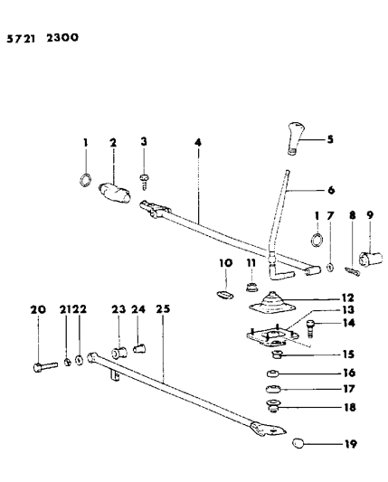 1985 Dodge Colt Clip-SILENCER Diagram for MB157530