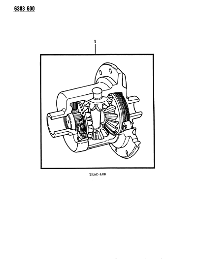 1987 Dodge Ramcharger Differential Diagram 1