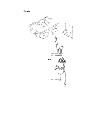 1988 Chrysler Conquest Fuel Pump Diagram