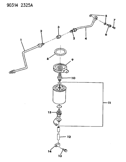 1992 Dodge Ramcharger Seal-O Ring Diagram for 4429695