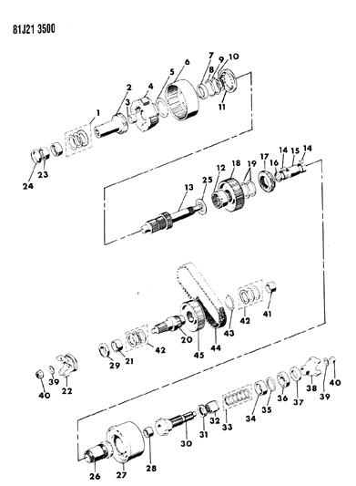 1985 Jeep Cherokee Gear Train Diagram 4