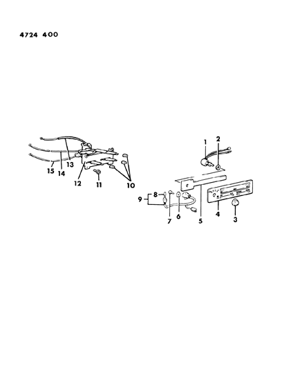 1984 Dodge Ram 50 Controls, Heater Diagram