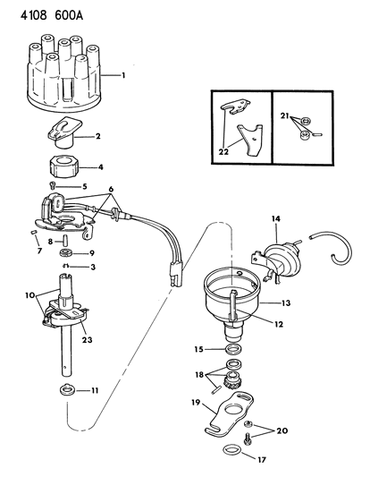 1984 Dodge Daytona Distributor Diagram 4