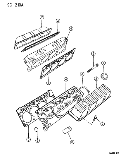 1995 Dodge Ram 3500 Cylinder Head Diagram 2