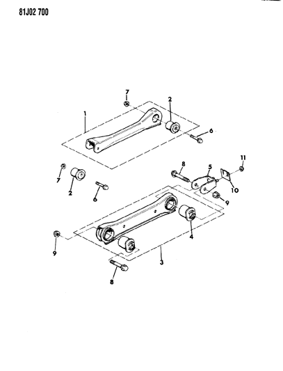 1986 Jeep Cherokee Front Suspension Arms Diagram