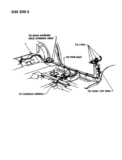 1986 Chrysler Laser Wiring - Body & Accessories Diagram