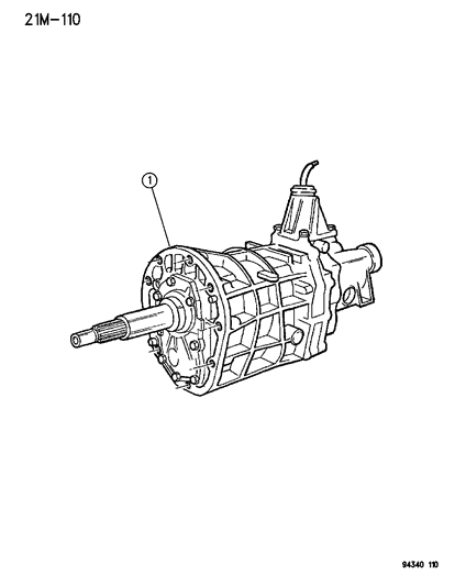 1995 Dodge Dakota Transmission Diagram 2