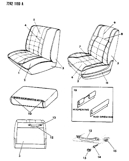 1987 Dodge Caravan Front Seat Diagram 5