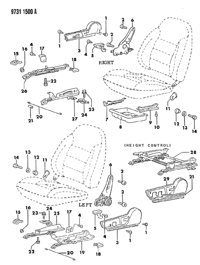 1989 Dodge Colt Bushing Diagram for MB158706