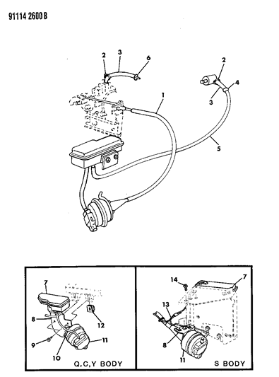 1991 Chrysler Town & Country Speed Control Diagram 2