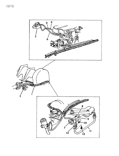 1985 Chrysler LeBaron EGR System Diagram 1