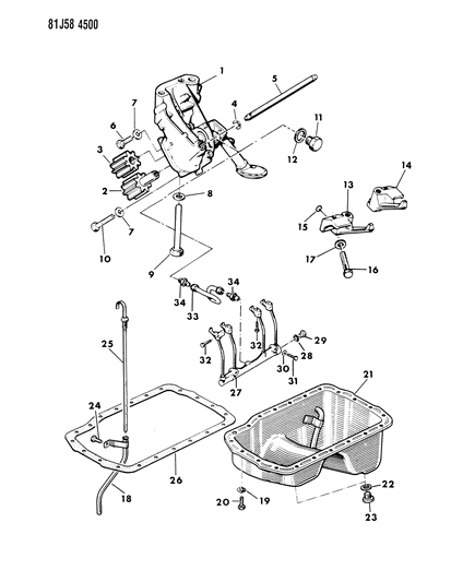 1985 Jeep Wagoneer Engine Oiling Diagram 2