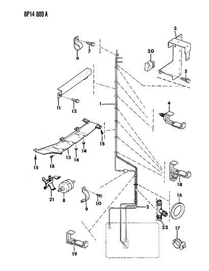 1991 Dodge Monaco Fuel Line Diagram 1