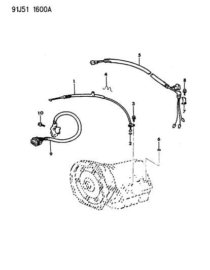 1993 Jeep Grand Cherokee Linkage, Harness Diagram