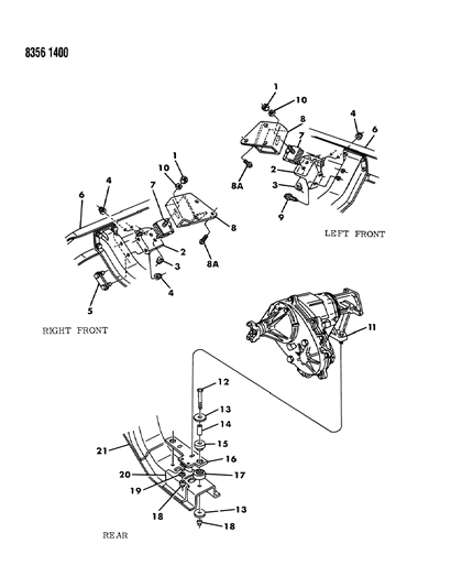 1989 Dodge D350 Engine Mounting Diagram 2