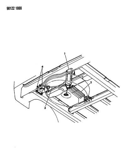 1990 Dodge Grand Caravan Spare Tire Stowage Diagram 1