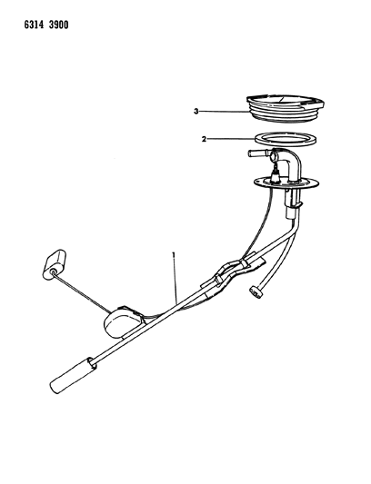 1987 Dodge Ramcharger Fuel Tank Sending Unit Diagram 2