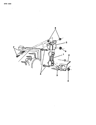 1984 Dodge Rampage Engine Strut Diagram 1