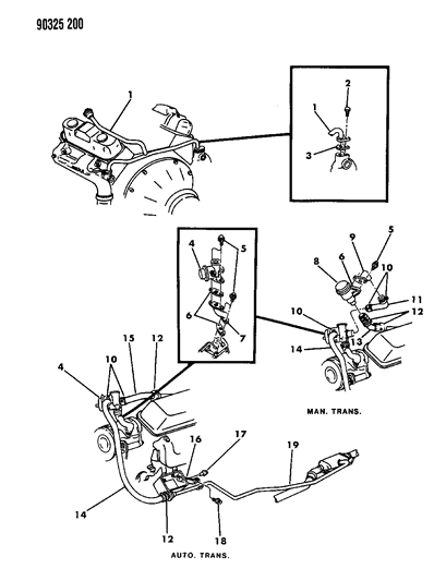 1993 Dodge Ram Wagon Air Pump Tubing Diagram 2