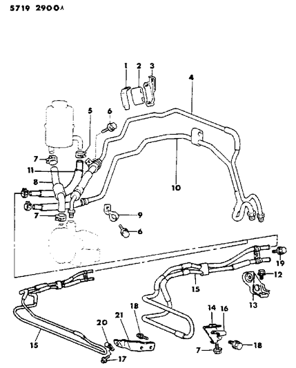 1986 Dodge Conquest Bolt-Rear Floor Diagram for MS240089