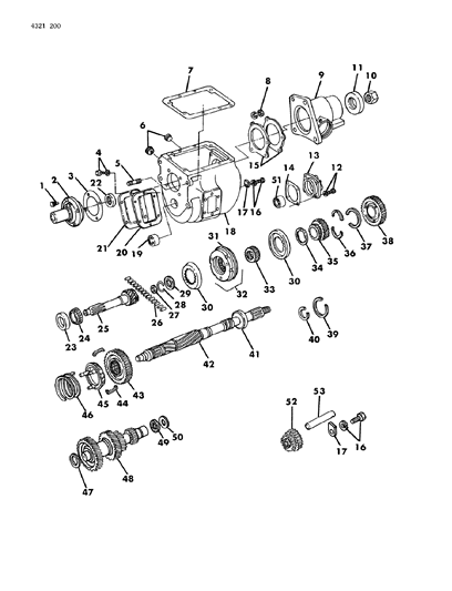 1984 Dodge W150 Seal-Oil Seal Assembly Diagram for 2205080