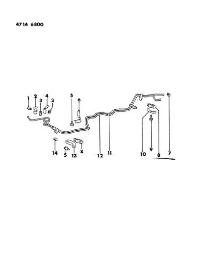 1984 Dodge Conquest Fuel Lines Diagram